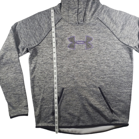 Under Armour Storm Fleece Cold Gear Twist Hoodie Size Medium - Picture 7 of 11